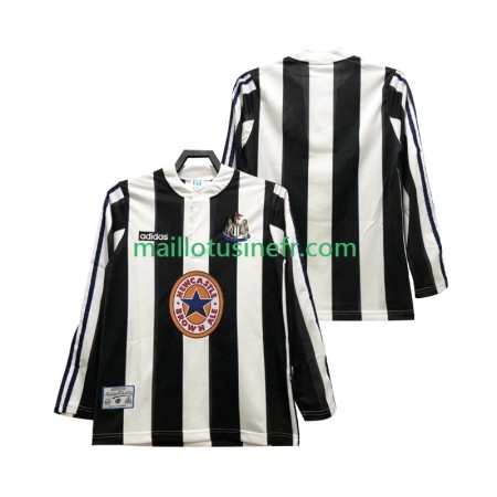 Maillot de Foot Newcastle United Domicile Retro 1995 1997 Manches Longues